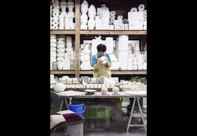 Pottery workshop, Arita, JapanPhoto: Kenta Hasegawa