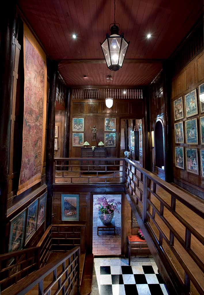 Staircase inside Jim Thompson's house | Asian Art Newspaper