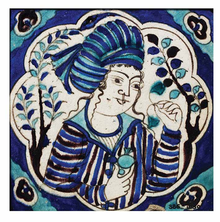 Tile, Iran, 17th century © Victoria and Albert Museum, London