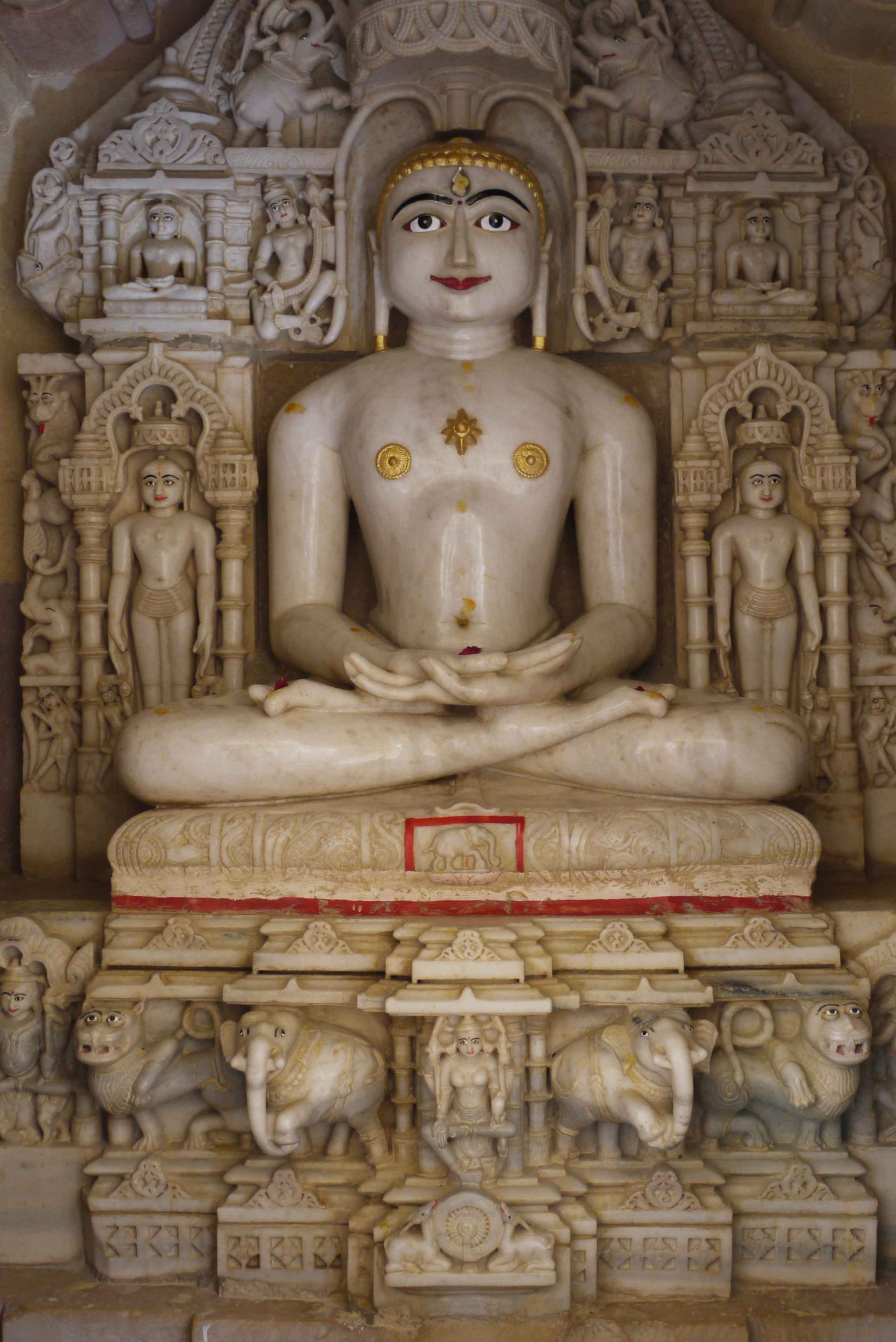 Marble Jina at Rakanapur temple