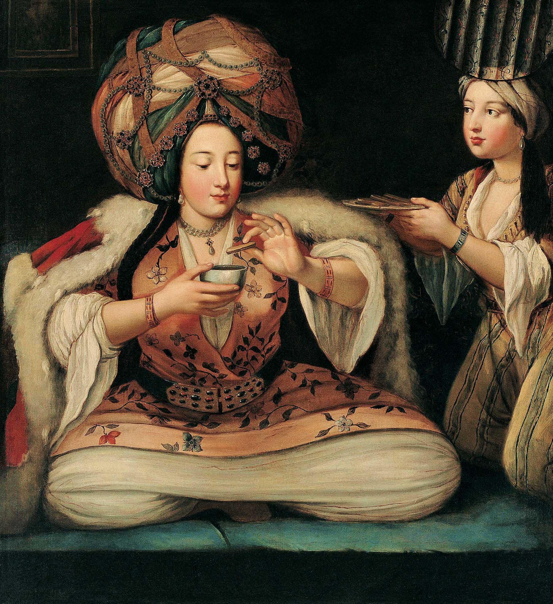 Lady-drinking-coffee
